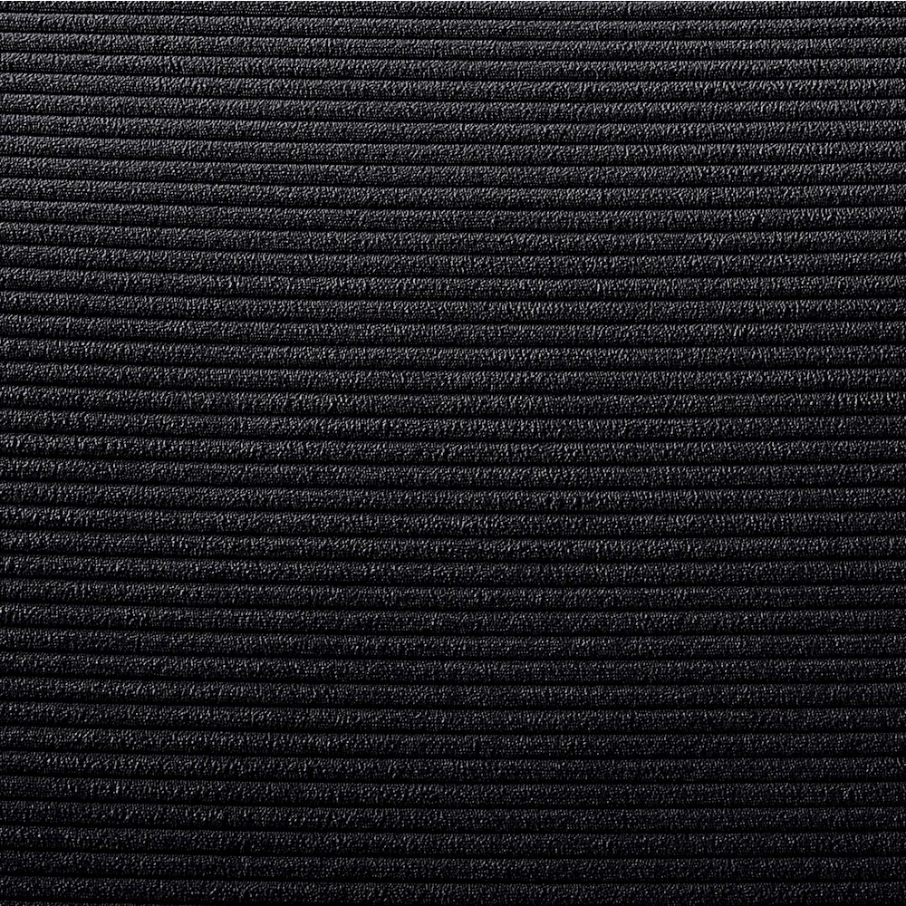 Austin Black Corduroy Fabric Loveseat. Picture 5
