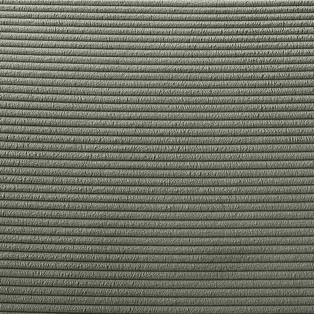 Austin Green Corduroy Fabric Sofa. Picture 5