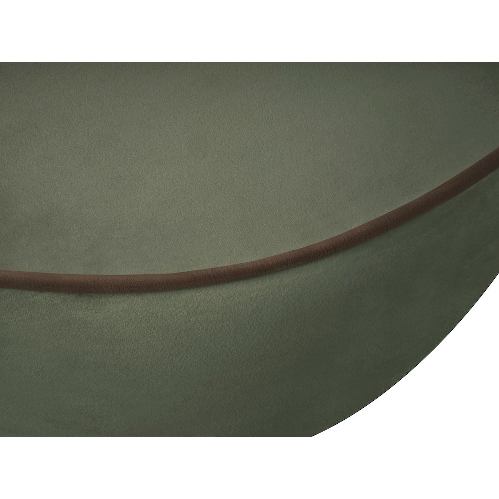 Swerve Green Velvet Upholstered Chair. Picture 9