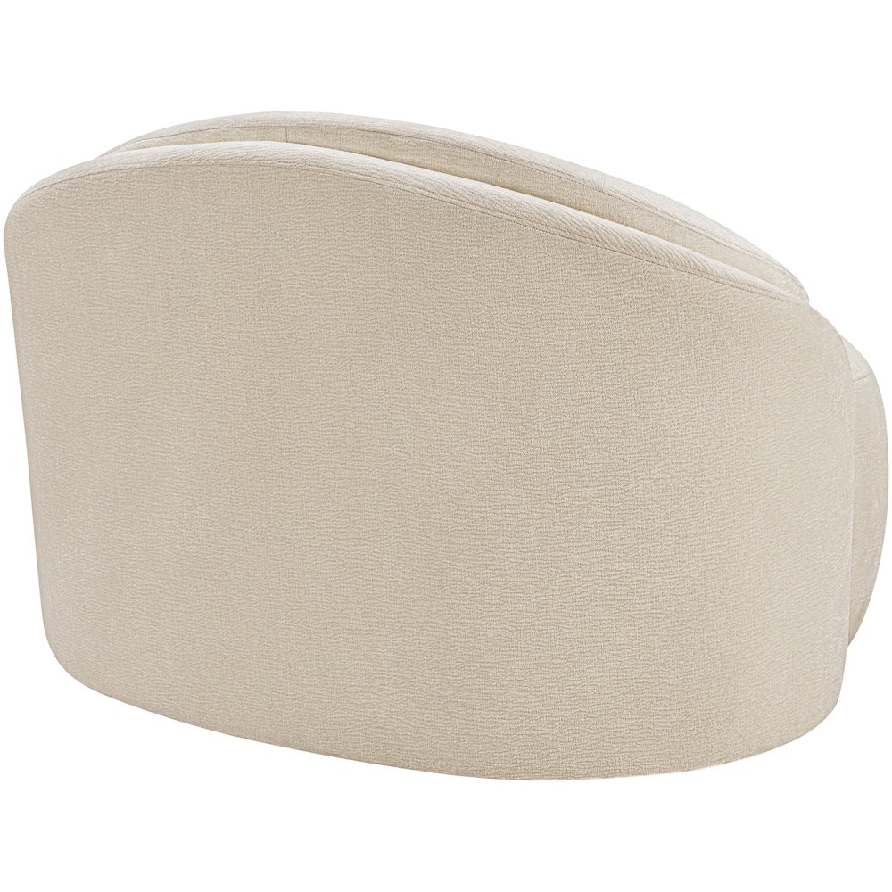 Caspian Beige Chenille Fabric Upholstered Chair. Picture 7