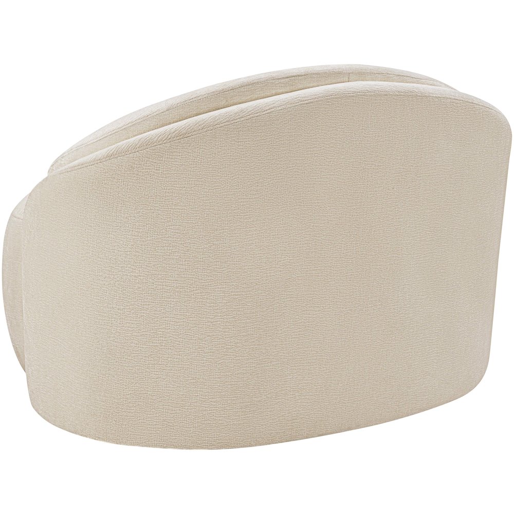 Caspian Beige Chenille Fabric Upholstered Chair. Picture 8