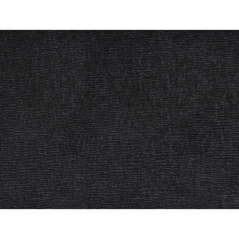 Caspian 79" Black Chenille Fabric Upholstered Loveseat. Picture 15