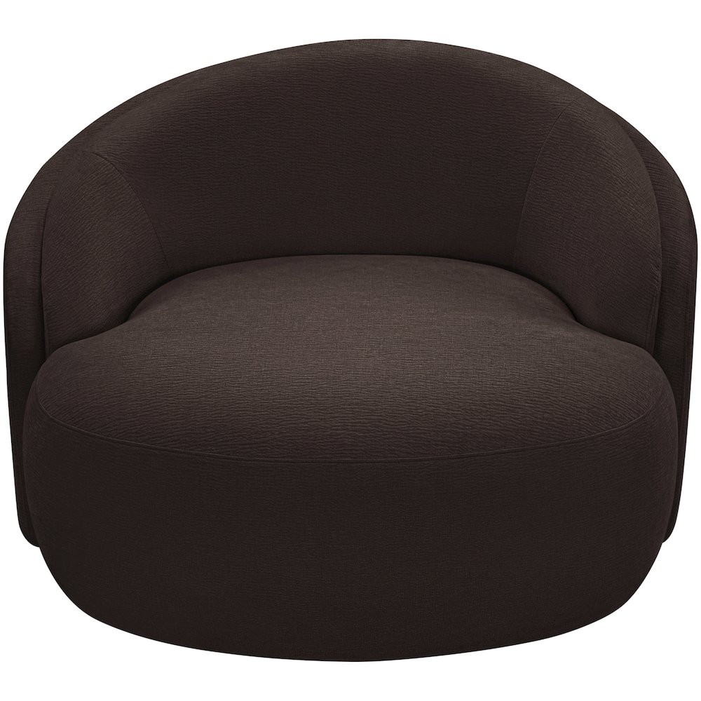 Caspian Brown Chenille Fabric Upholstered Chair. Picture 6