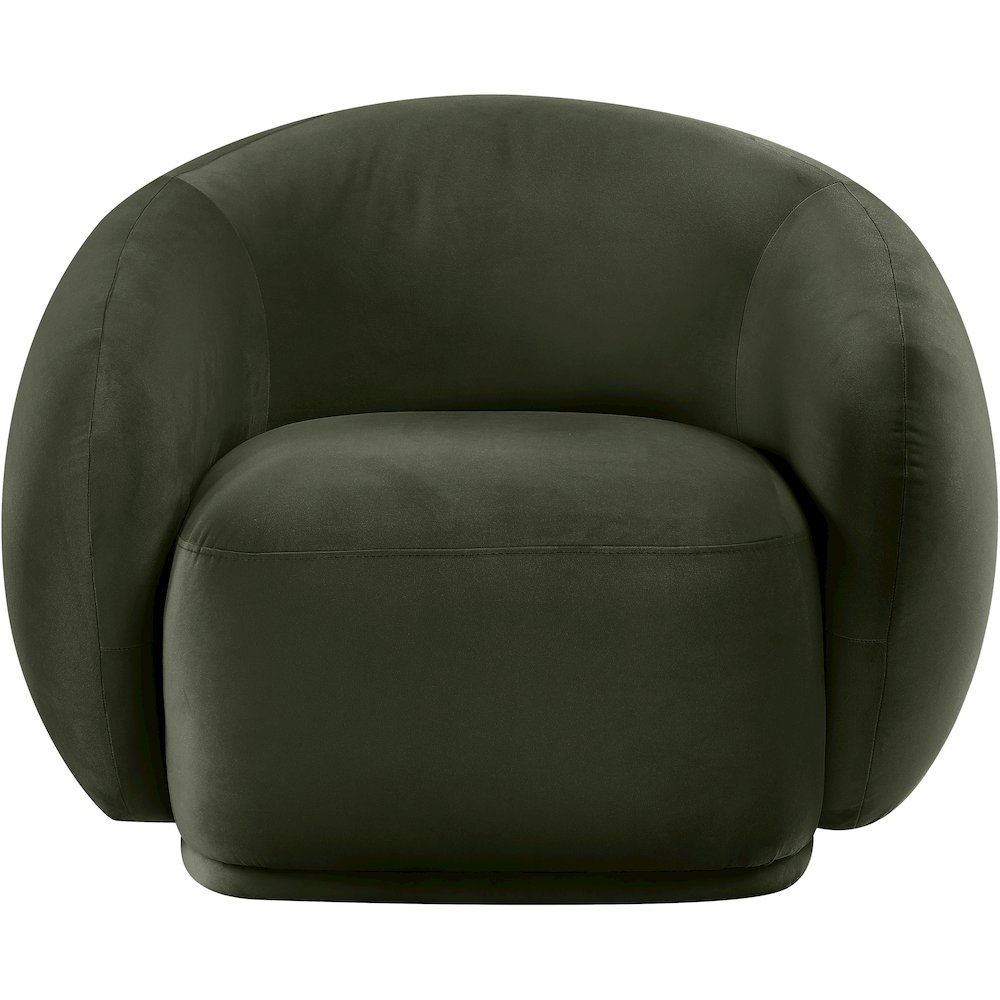 Emery Green Velvet Chair. Picture 2