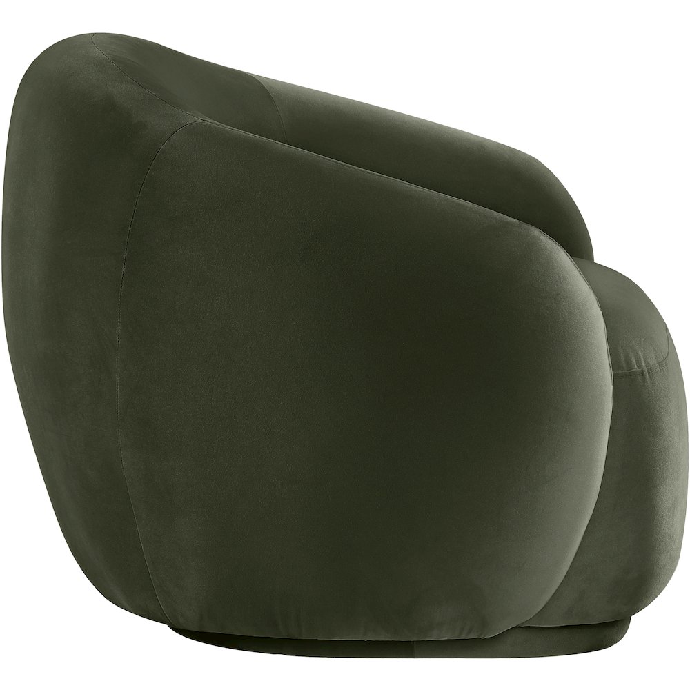 Emery Green Velvet Chair. Picture 3