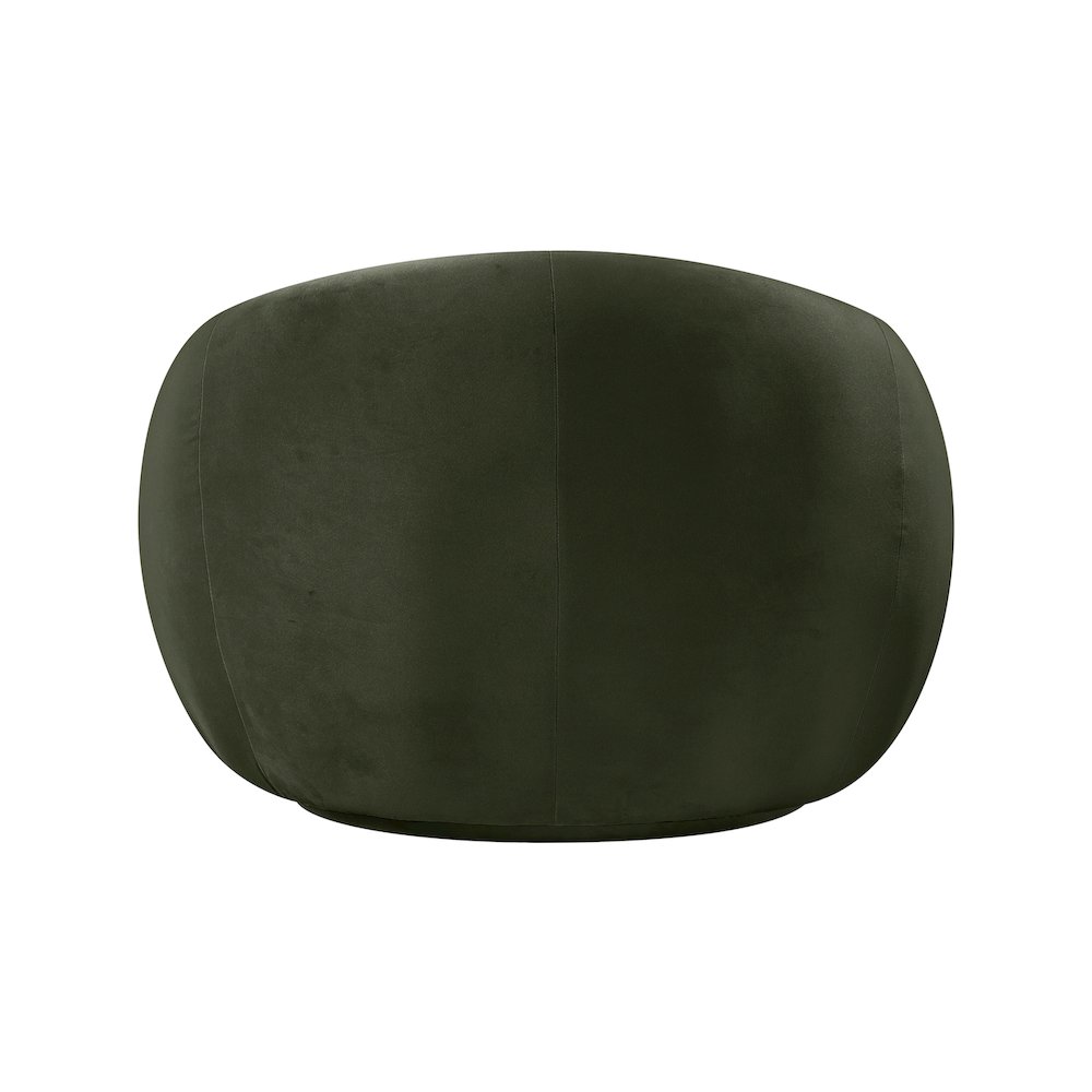 Emery Green Velvet Chair. Picture 4