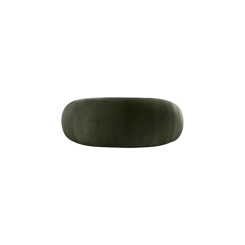 Emery Green Velvet Loveseat. Picture 4