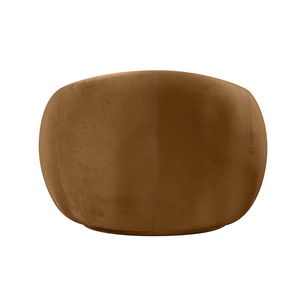 Emery Saddle Velvet Chair. Picture 4