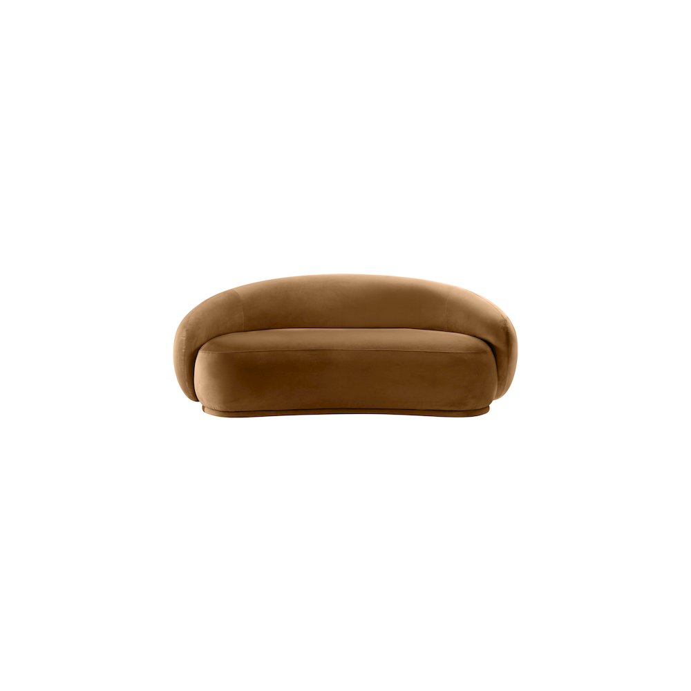 Emery Saddle Velvet Loveseat. Picture 2