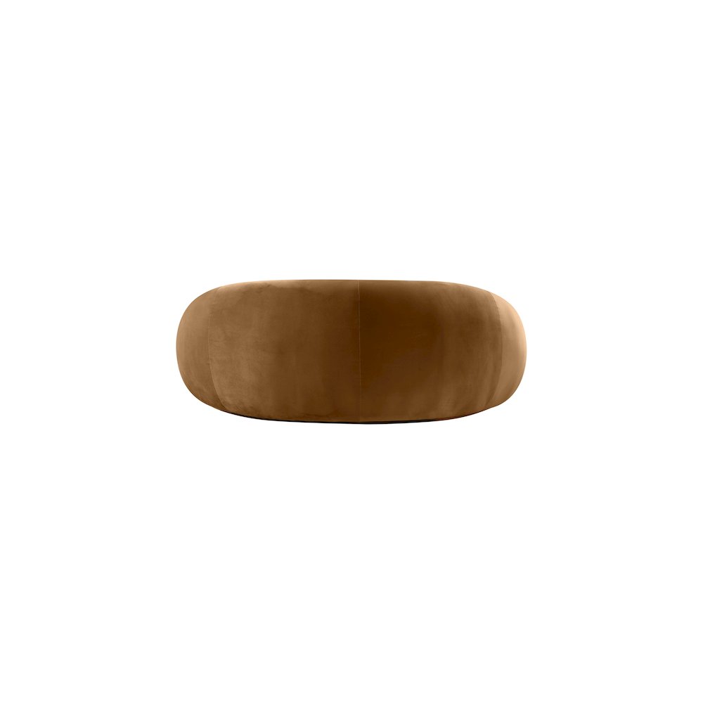Emery Saddle Velvet Loveseat. Picture 4