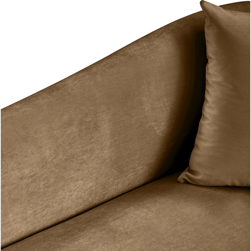 Destin Beige Velvet Chair. Picture 7