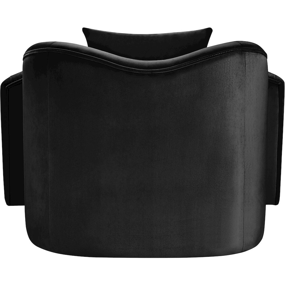 Destin Black Velvet Chair. Picture 4