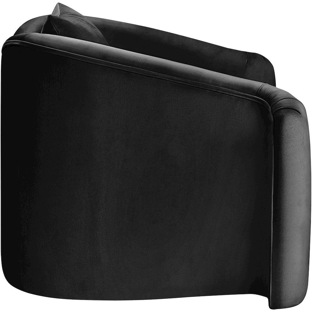 Destin Black Velvet Chair. Picture 6
