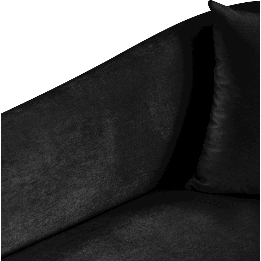 Destin Black Velvet Chair. Picture 7
