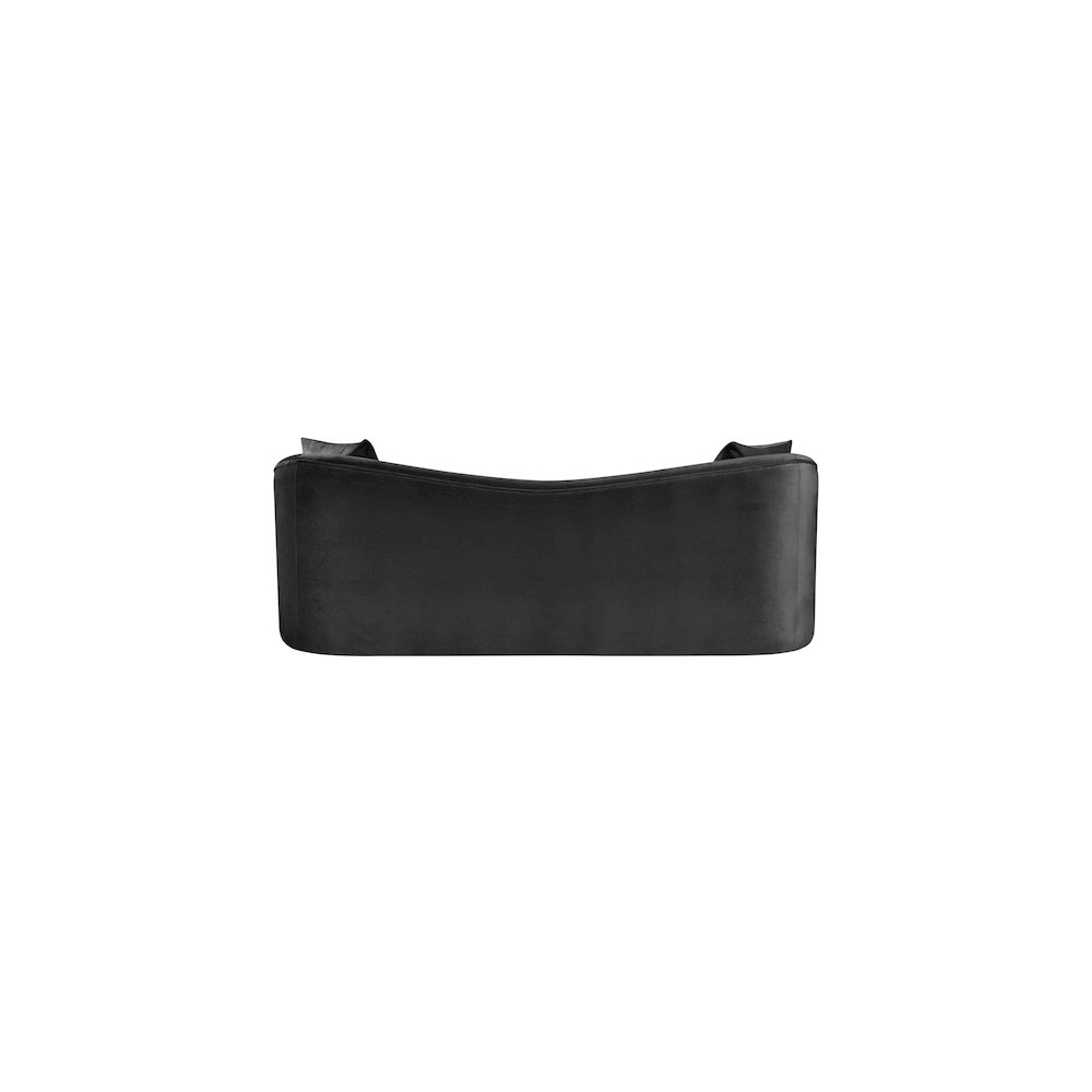 Destin Black Velvet Sofa. Picture 4