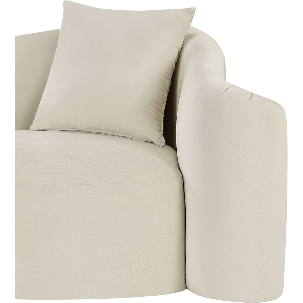 Destin Cream Velvet Chair. Picture 10
