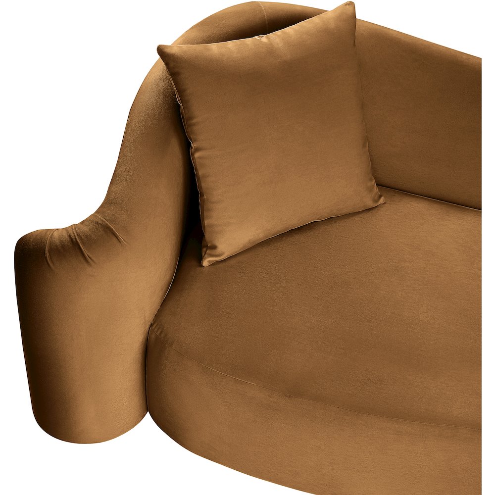 Destin Saddle Velvet Chair. Picture 9
