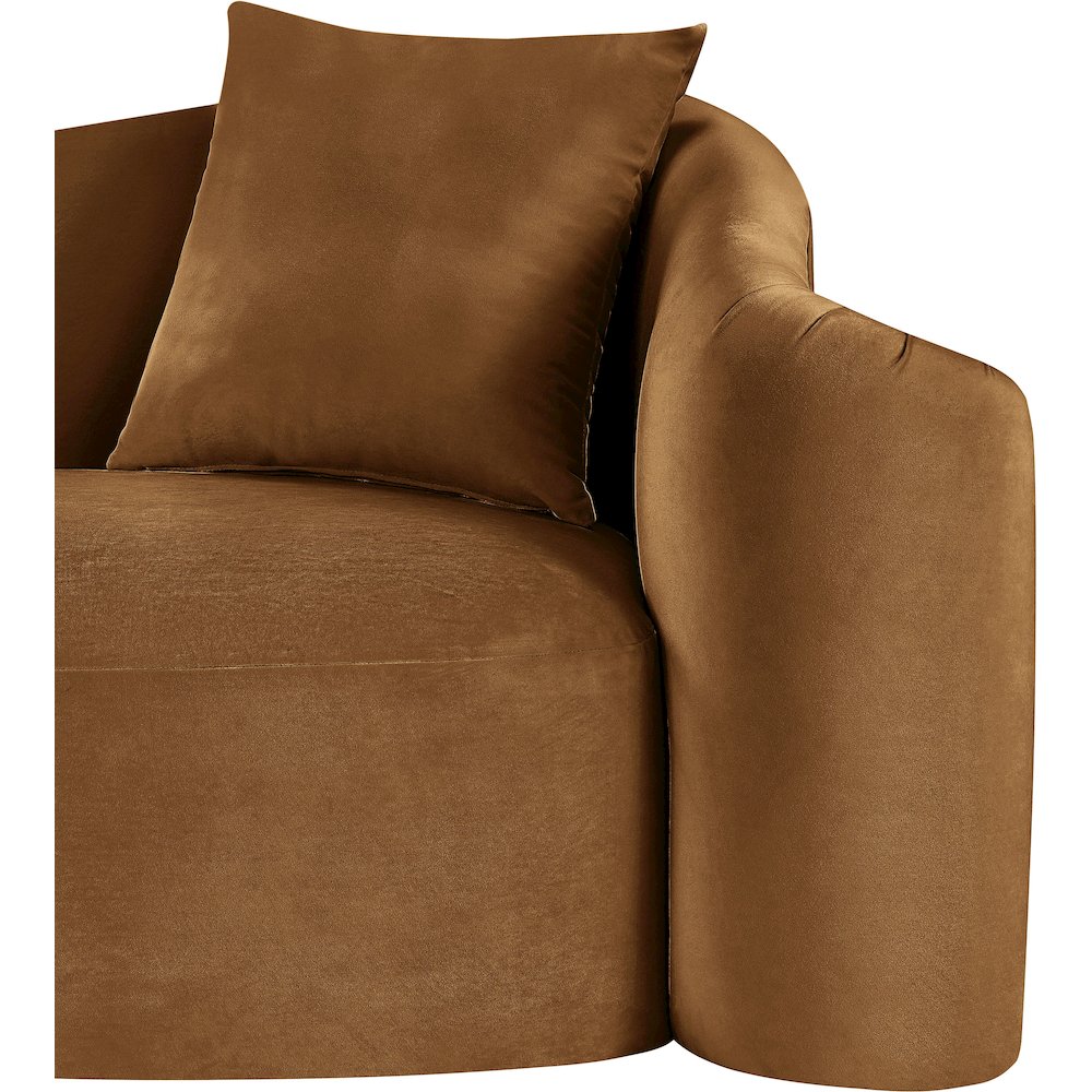 Destin Saddle Velvet Chair. Picture 10