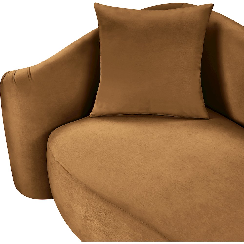 Destin Saddle Velvet Chair. Picture 12