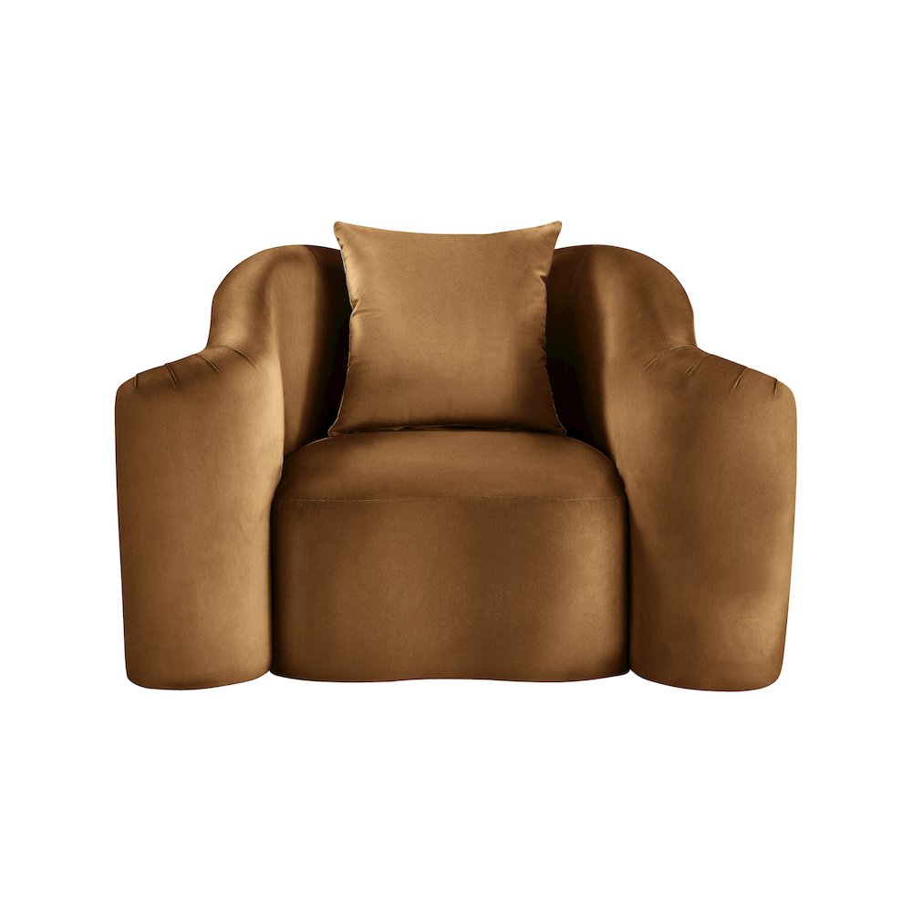 Destin Saddle Velvet Chair. Picture 2