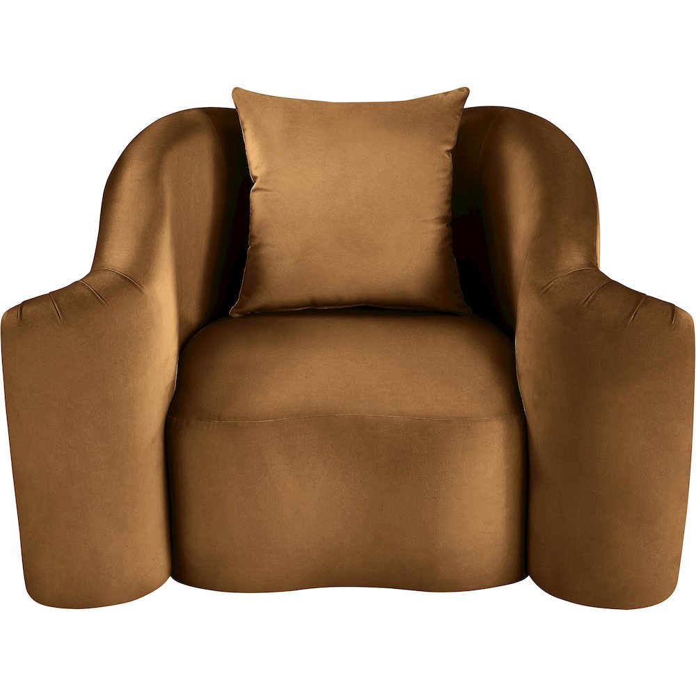 Destin Saddle Velvet Chair. Picture 3