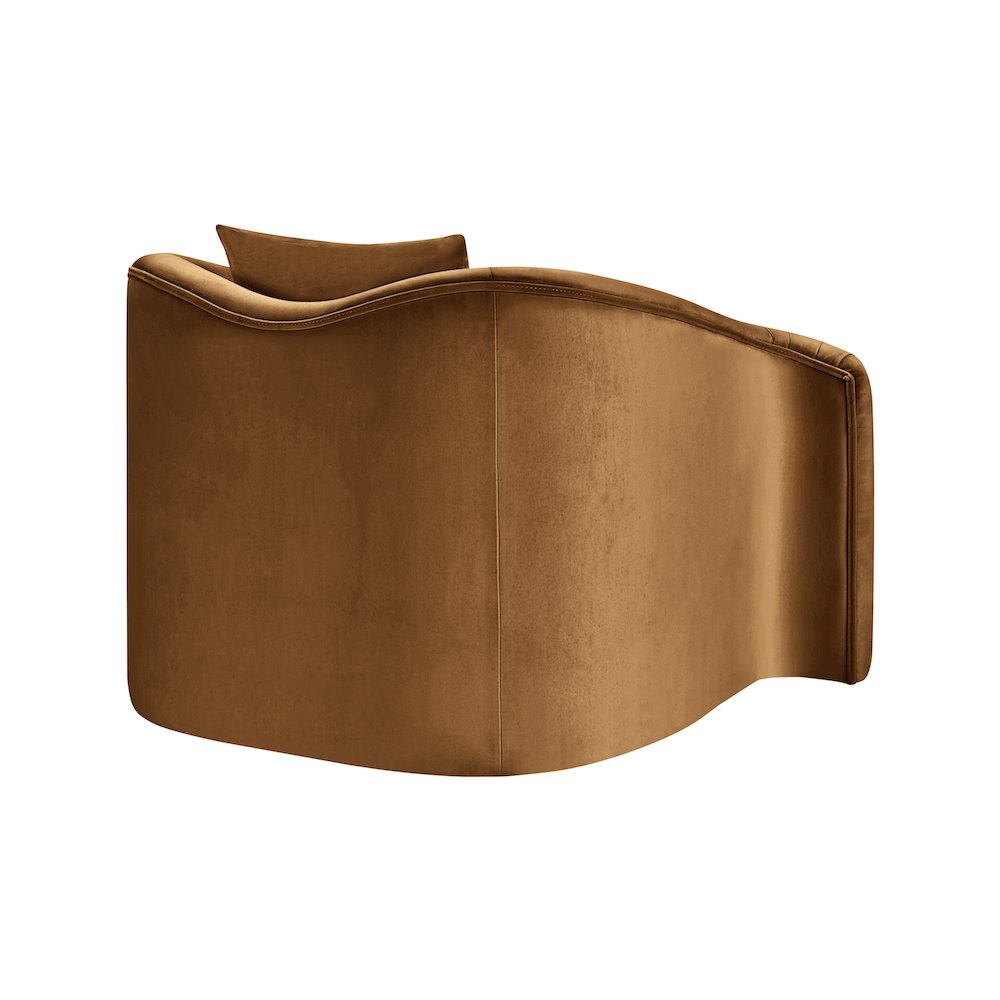 Destin Saddle Velvet Chair. Picture 5