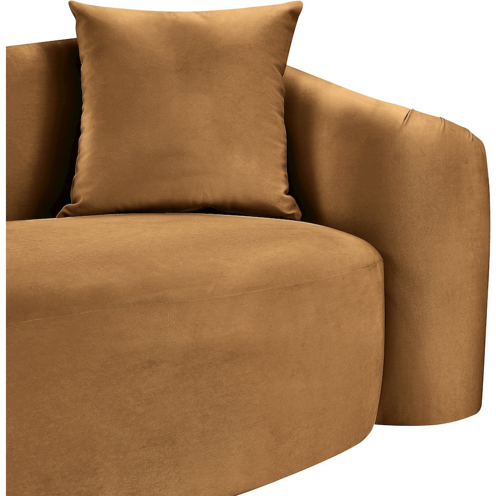 Destin Saddle Velvet Chair. Picture 8