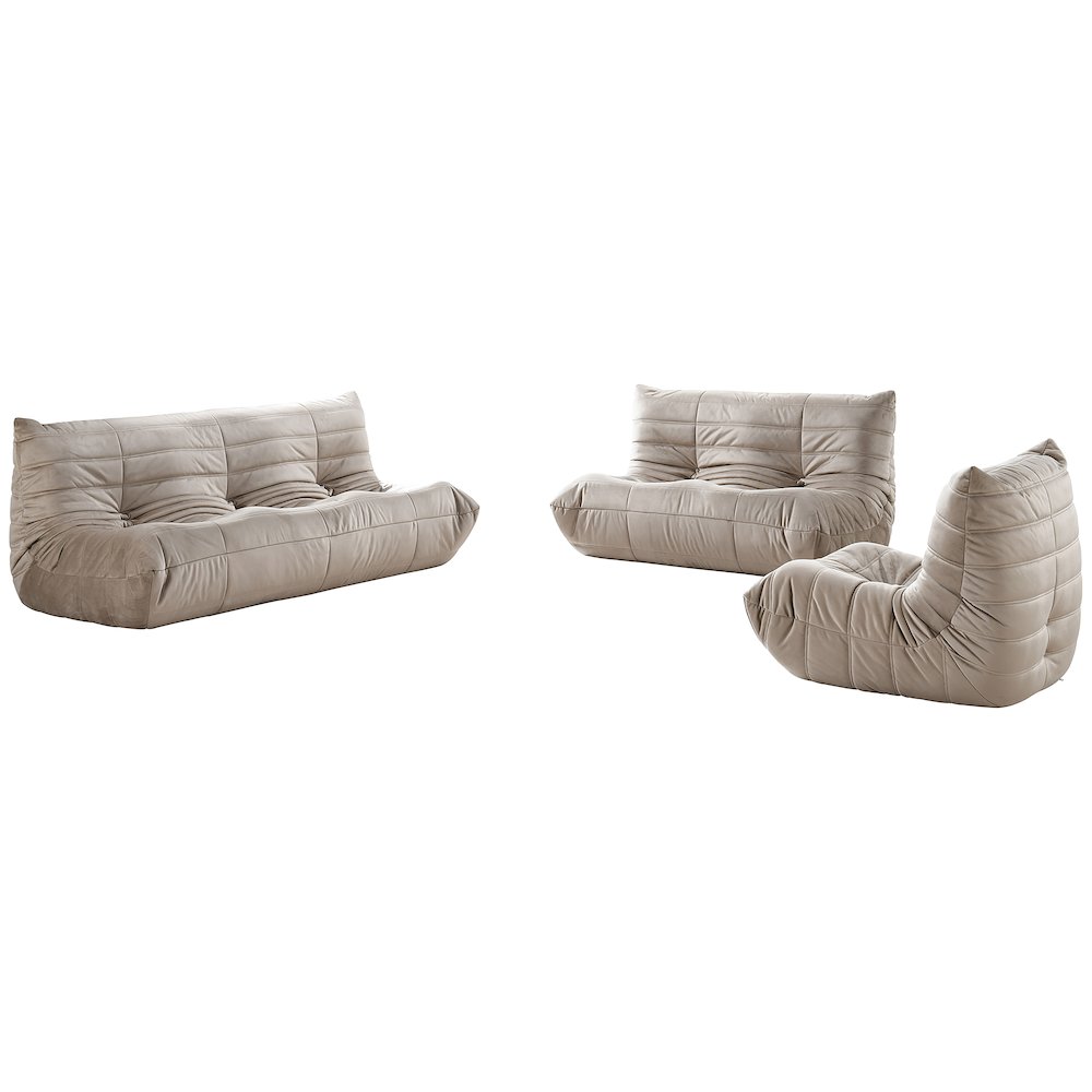 Relax Taupe Velvet Upholstered Chair. Picture 6