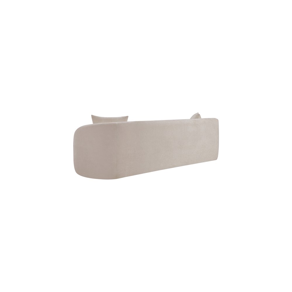 Penelope Beige Chenille Fabric Sofa. Picture 6