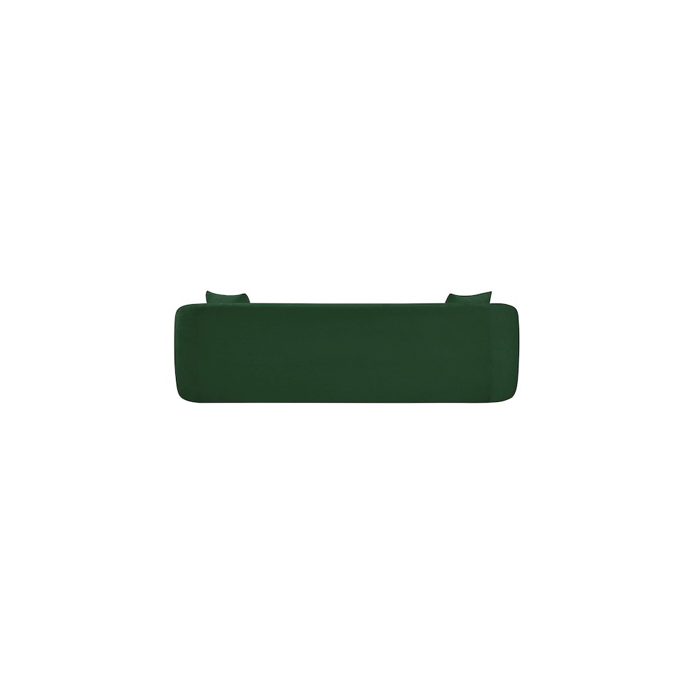 Penelope Green Chenille Fabric Sofa. Picture 4