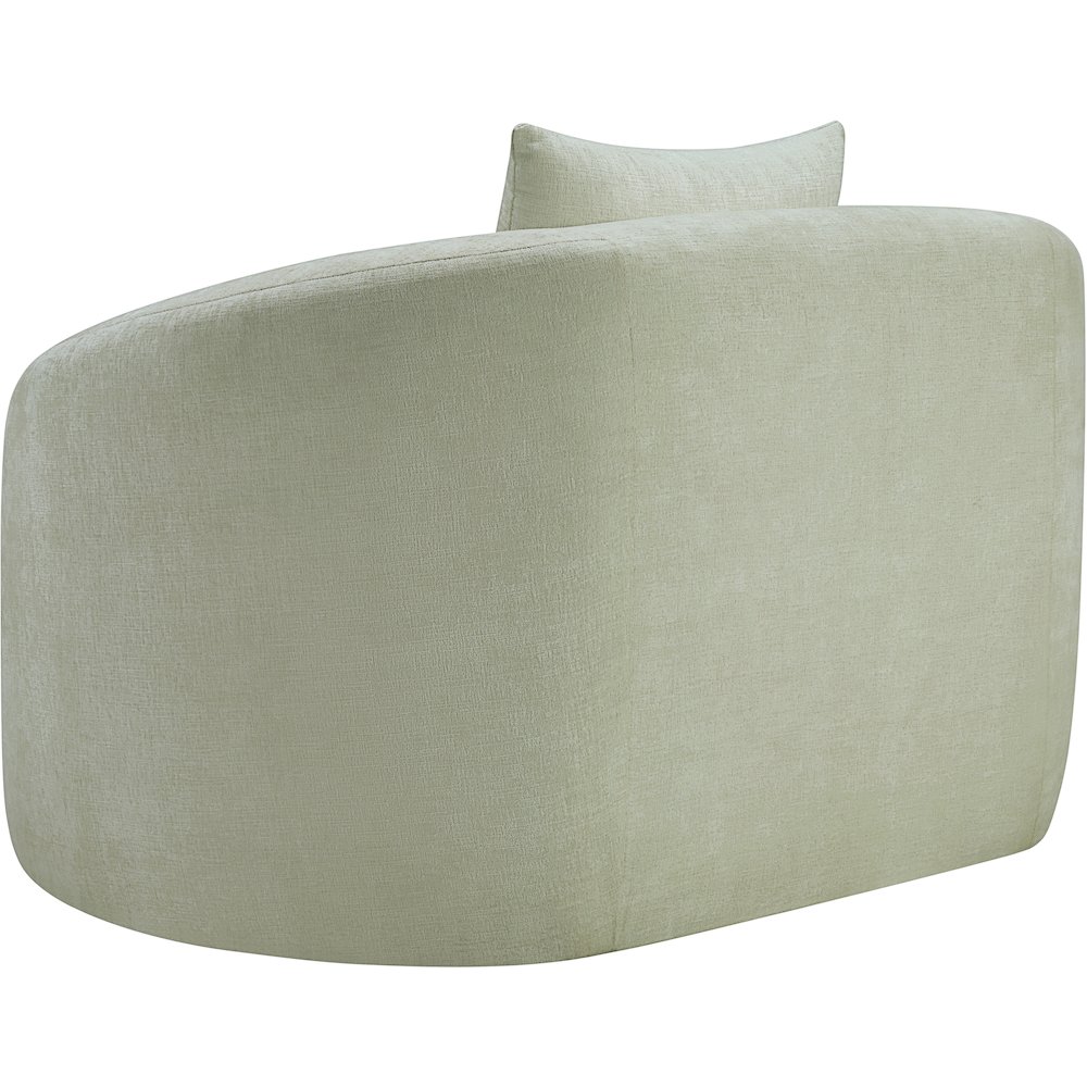 Penelope Mint Chenille Fabric Chair. Picture 6