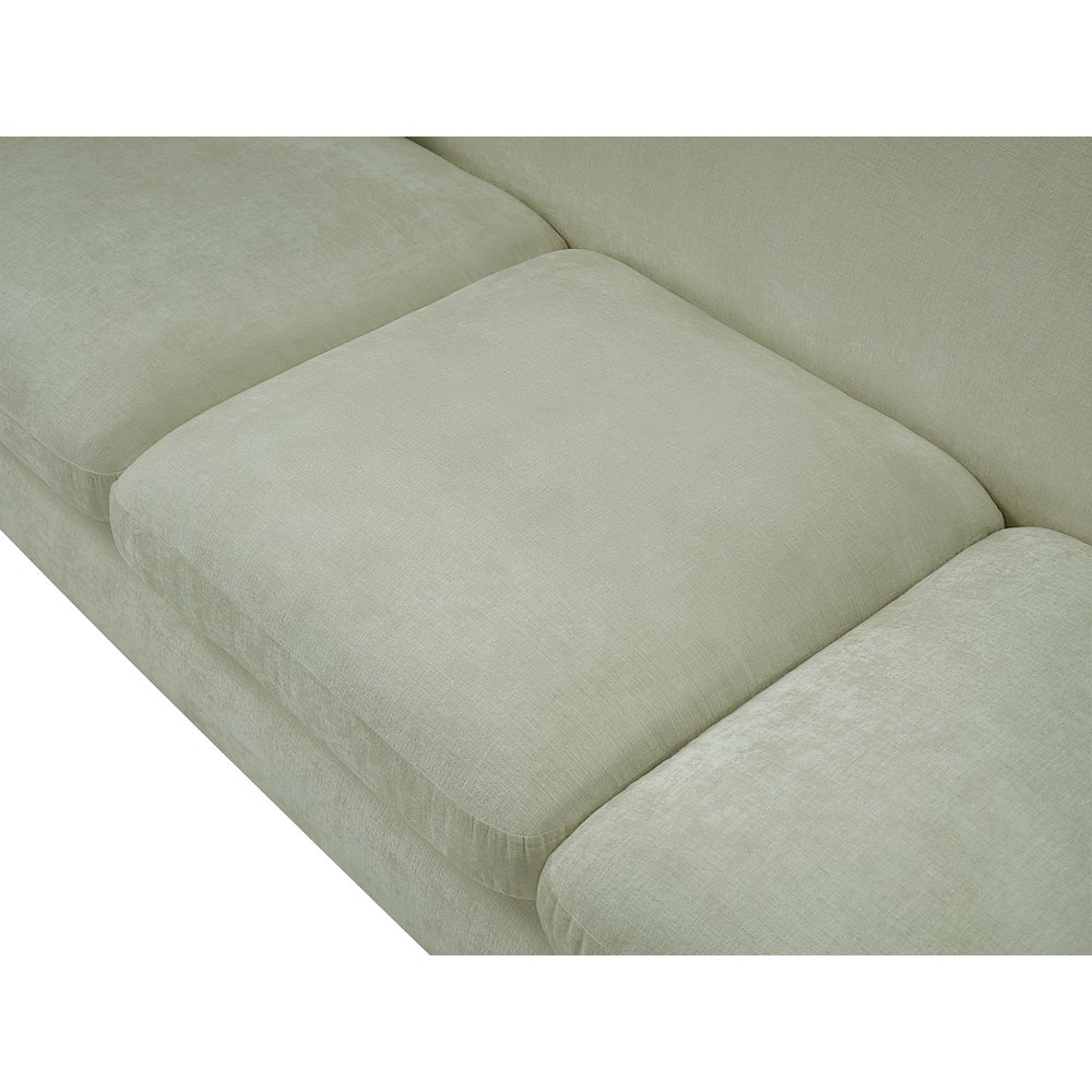 Penelope Mint Chenille Fabric Sofa. Picture 9