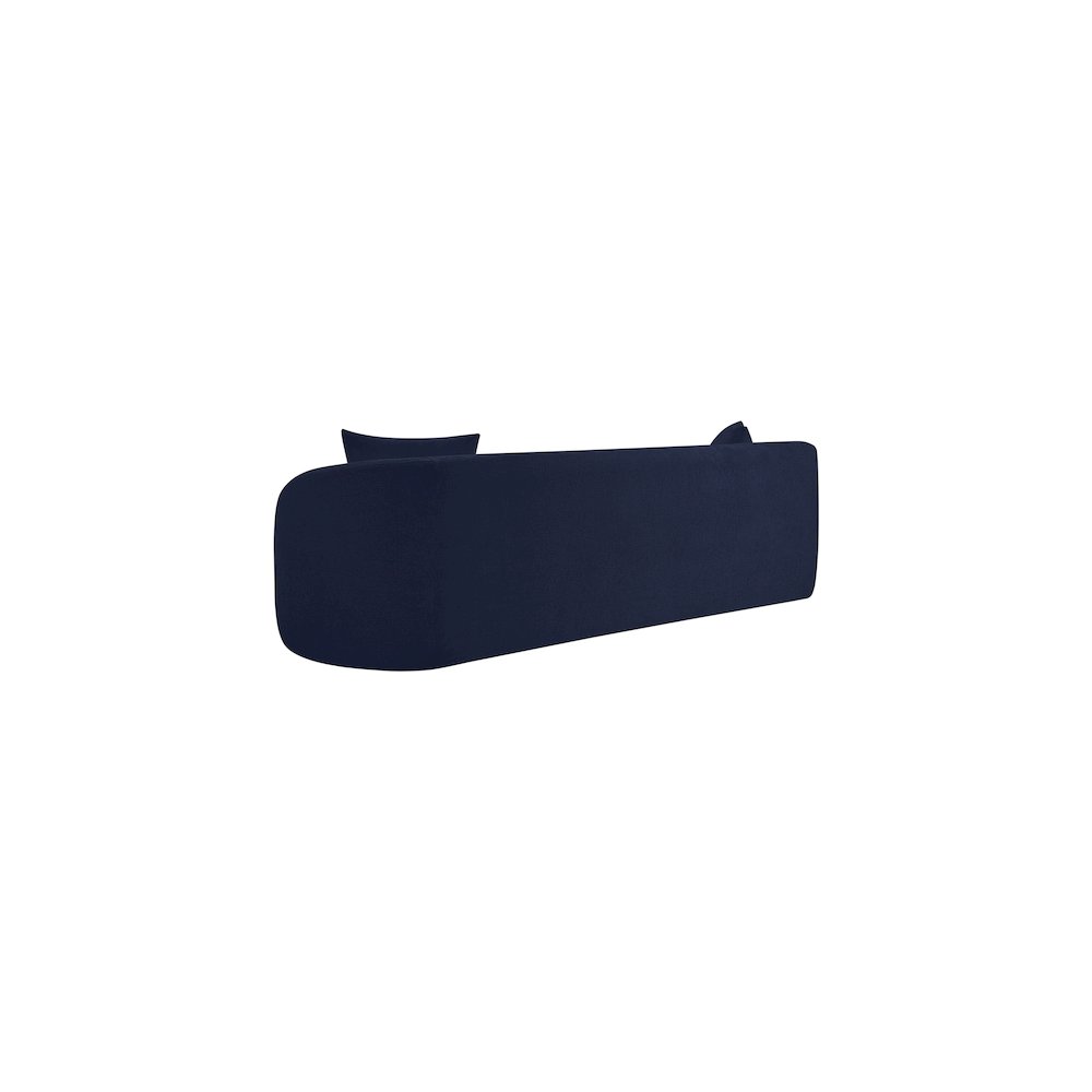 Penelope Navy Chenille Fabric Sofa. Picture 6