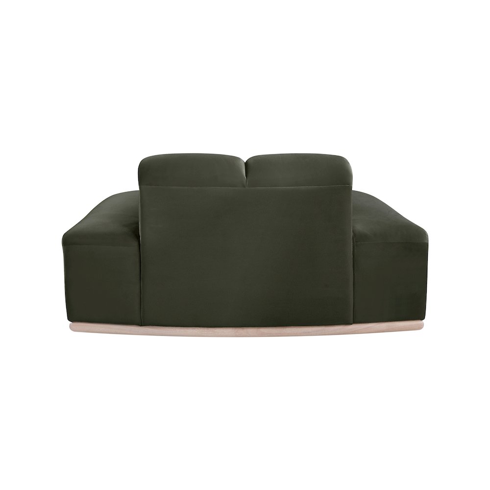 Jace Green Velvet Chair. Picture 4