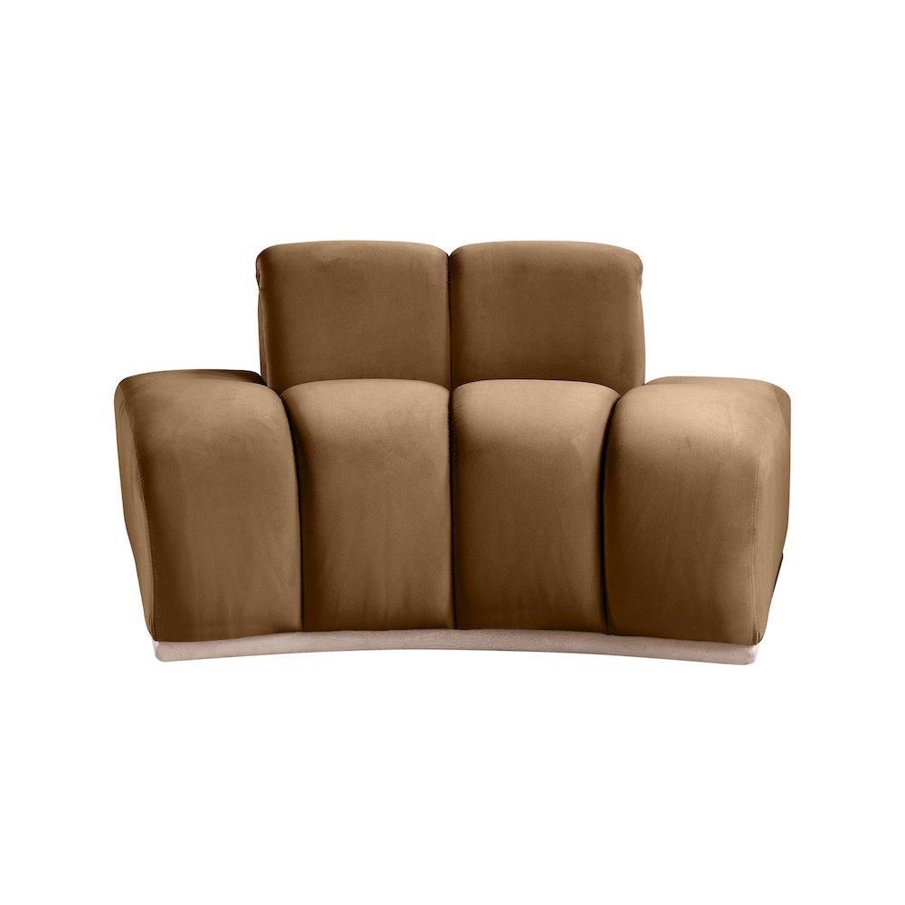 Jace Saddle Velvet Chair. Picture 2