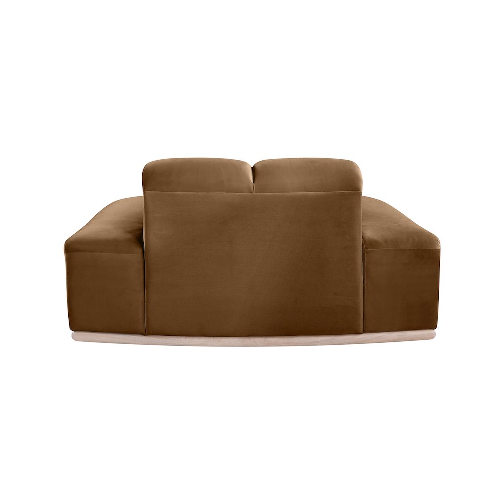Jace Saddle Velvet Chair. Picture 4