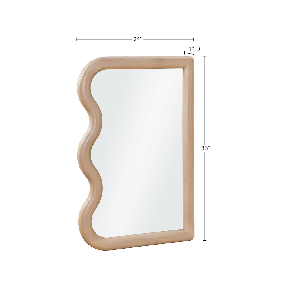 Winnie Natural Mirror. Picture 5