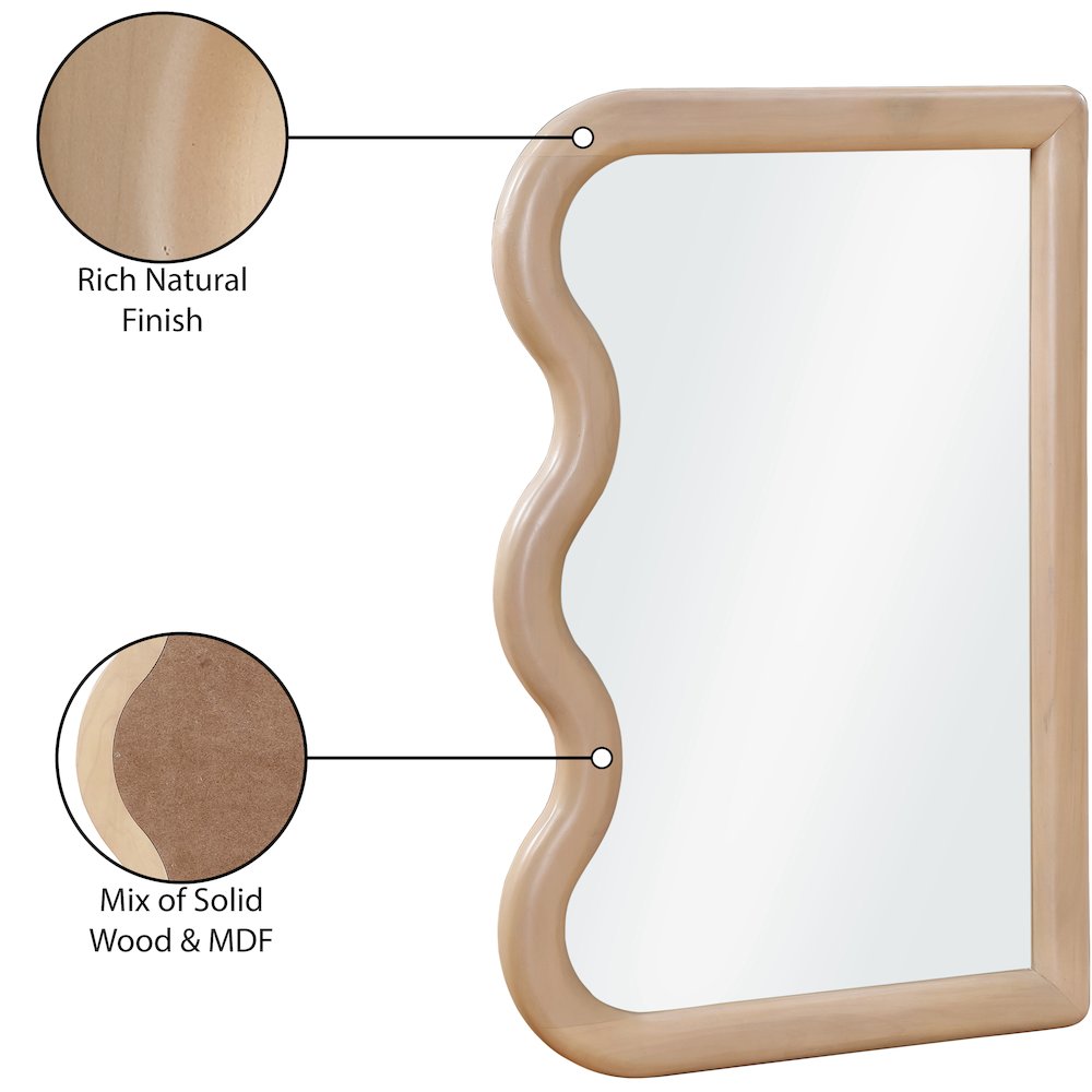 Winnie Natural Mirror. Picture 6