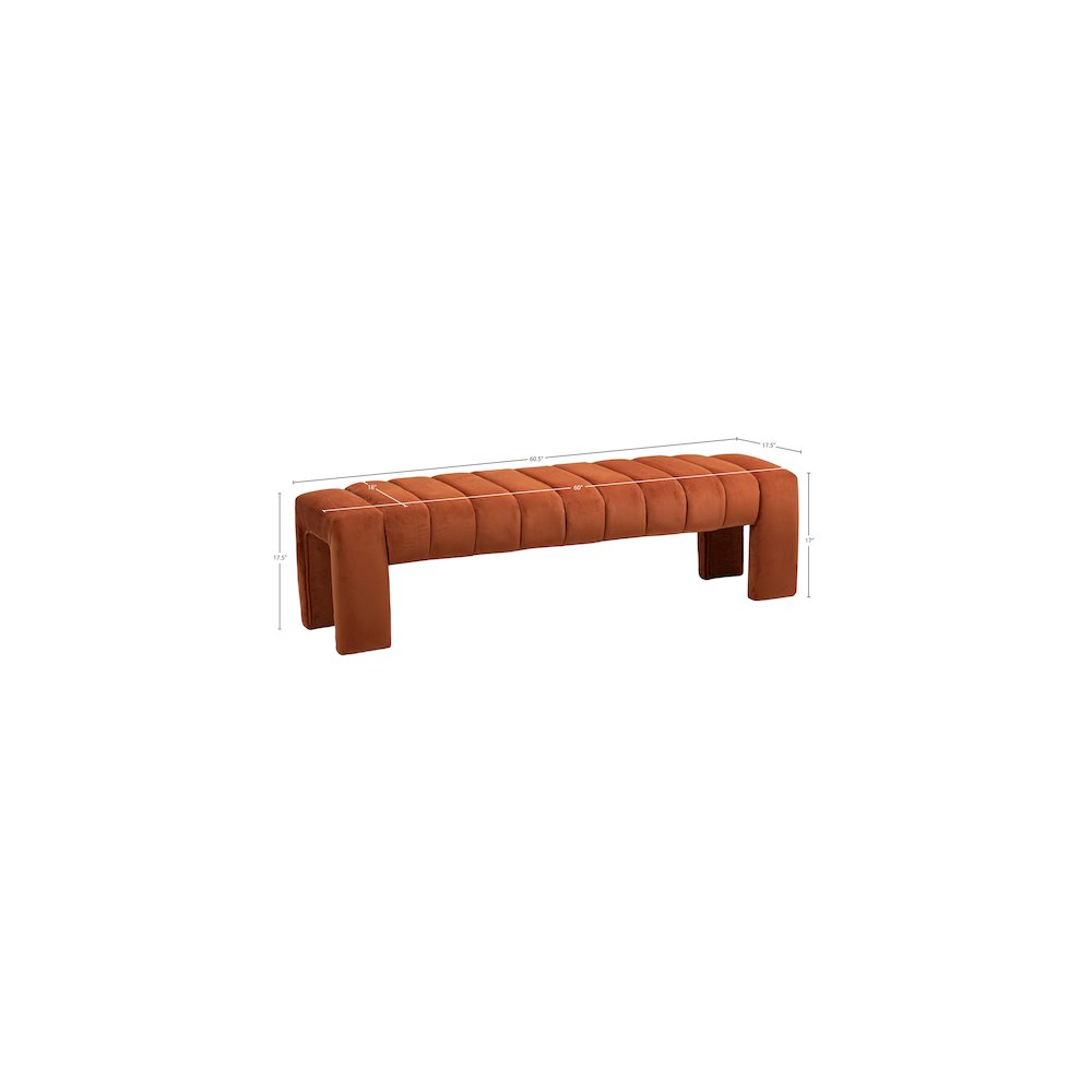 Andaz Cognac Bench. Picture 6