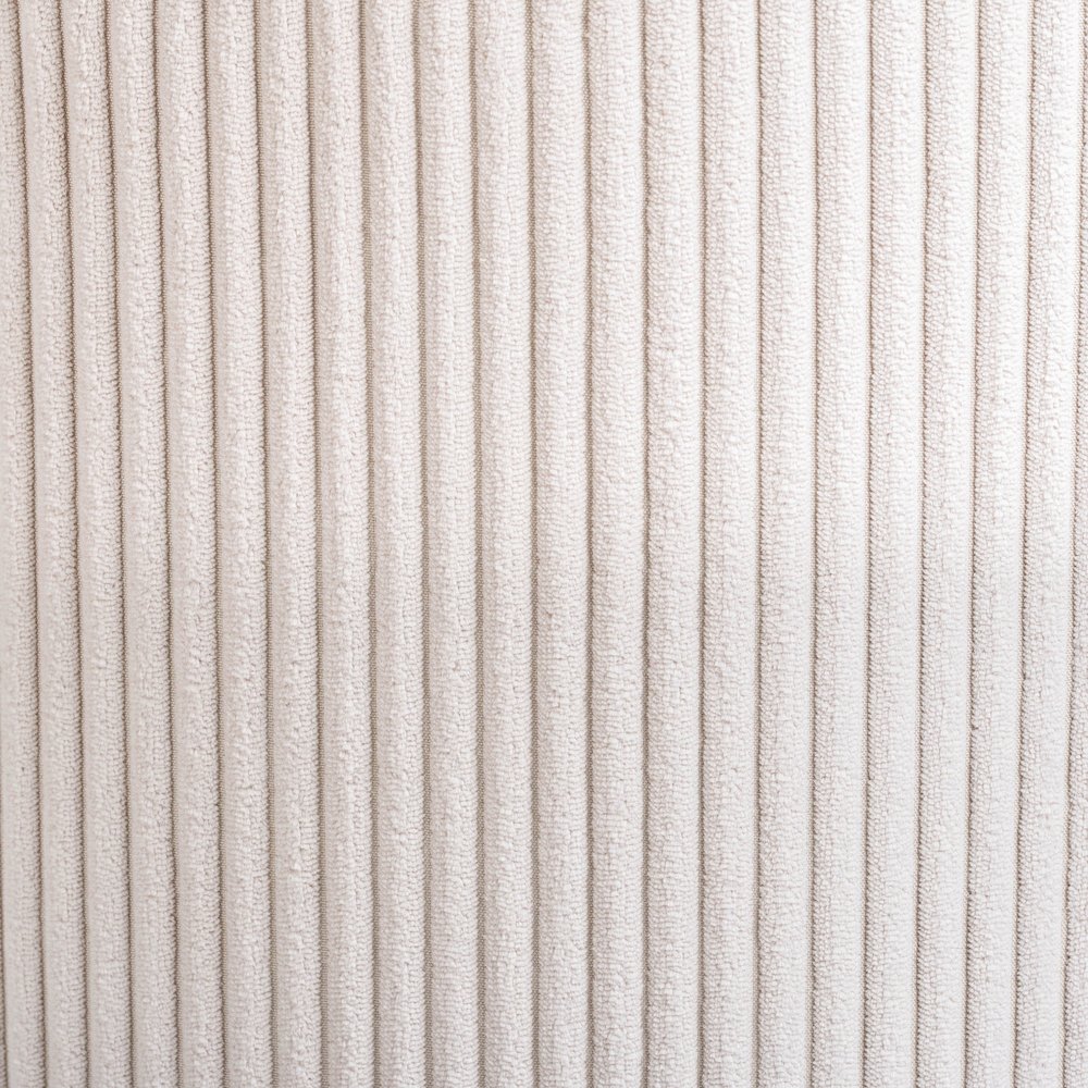 Roy Beige Microsuede Fabric Ottoman/Stool. Picture 5