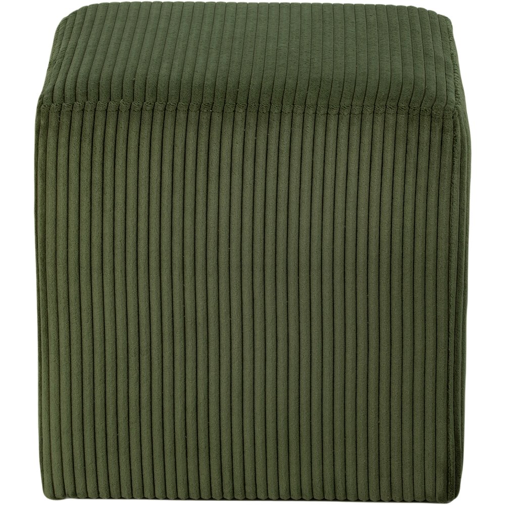 Roy Green Microsuede Fabric Ottoman/Stool. Picture 3
