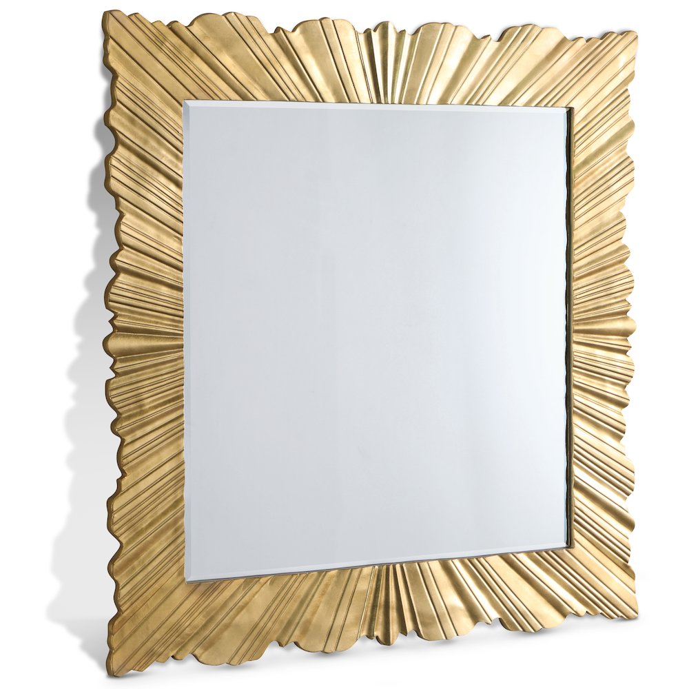 Golda Gold Leaf Mirror. Picture 1
