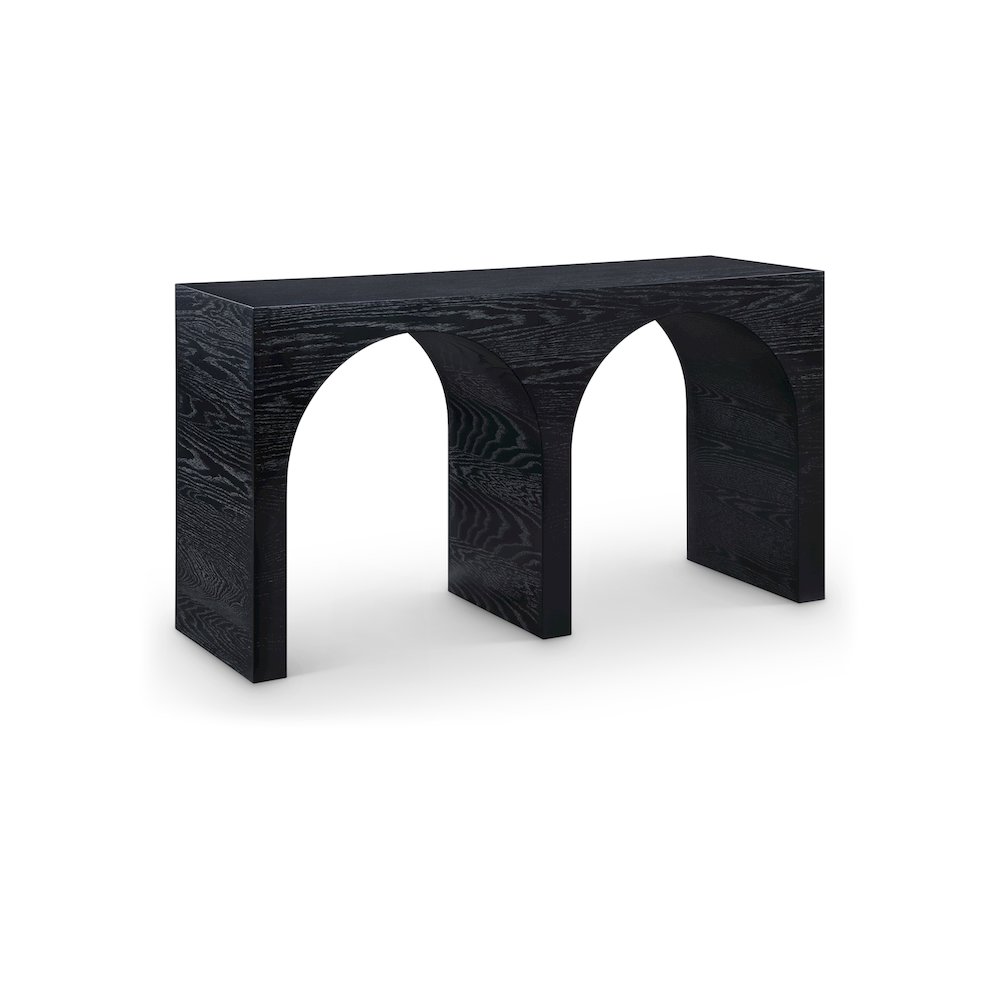 June Black Oak Console Table. Picture 1