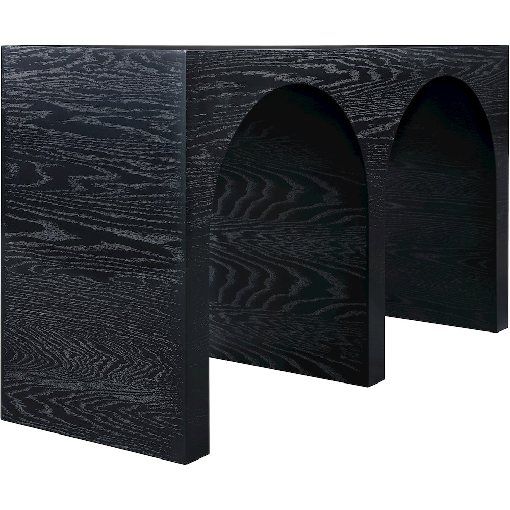 June Black Oak Console Table. Picture 3