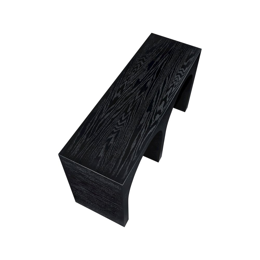 June Black Oak Console Table. Picture 4