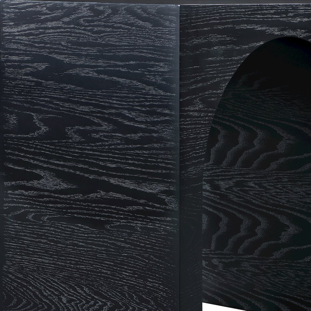 June Black Oak Console Table. Picture 7