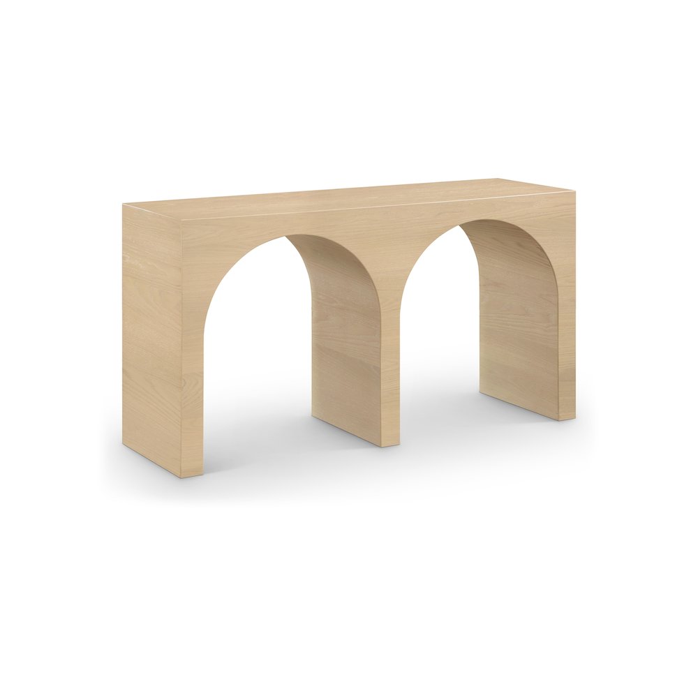 June White Oak Console Table. Picture 1