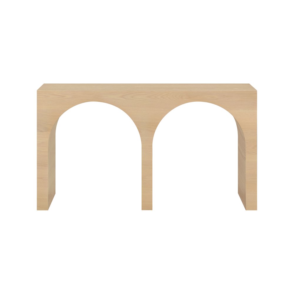 June White Oak Console Table. Picture 2