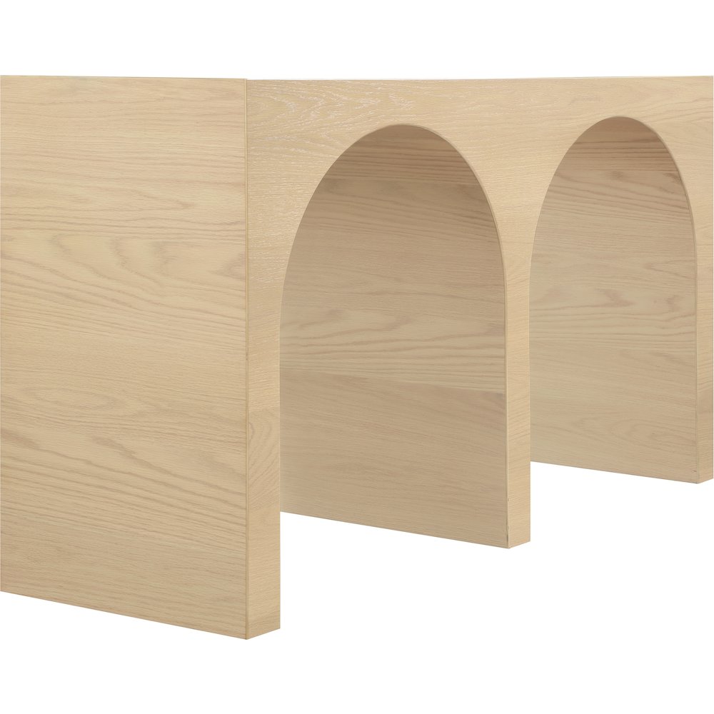 June White Oak Console Table. Picture 3