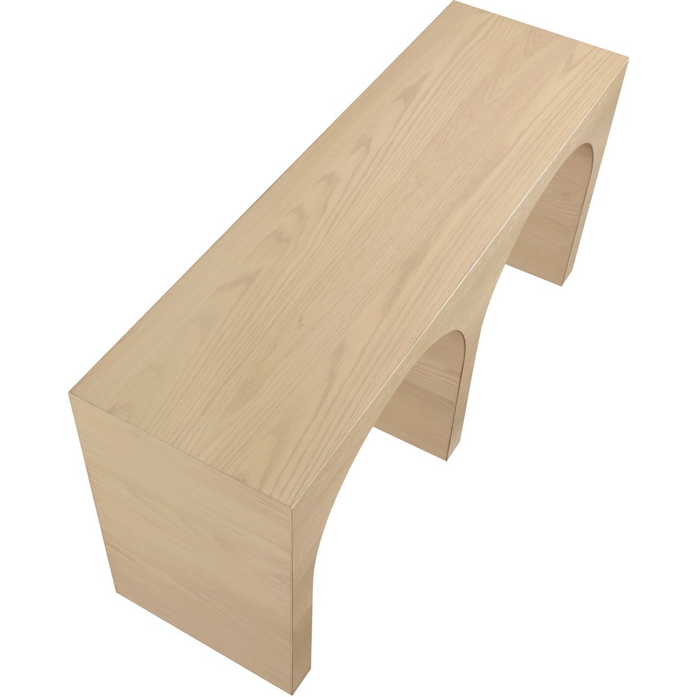 June White Oak Console Table. Picture 4